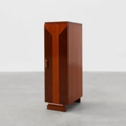 Best Pamono Art Deco Cabinet with Veneer Wood Inlay, France, 1920s