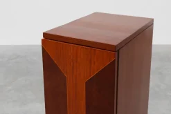 Best Pamono Art Deco Cabinet with Veneer Wood Inlay, France, 1920s