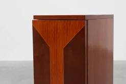 Best Pamono Art Deco Cabinet with Veneer Wood Inlay, France, 1920s