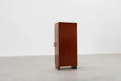 Best Pamono Art Deco Cabinet with Veneer Wood Inlay, France, 1920s