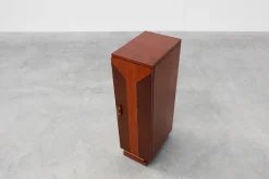 Best Pamono Art Deco Cabinet with Veneer Wood Inlay, France, 1920s