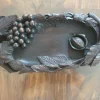Pamono Art Deco Carved Wood Centerpiece, 1930s> Dinnerware Accessories