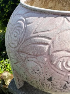 Pamono Art Deco Cast Iron Garden Planter from Deville & Cie, 1920s><noscript><img width=