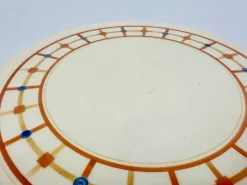 Pamono Art Deco Ceramic Cake Plate from VVB Elsterwerda, 1940s><noscript><img width=