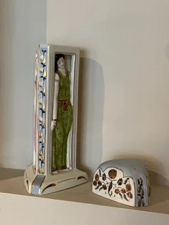 Pamono Art Deco Ceramic Sculpture><noscript><img width=