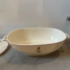 Pamono Art Deco Ceramic Soup Tureen by Gio Ponti for S.C. Richard, 1935s> Dinnerware Accessories