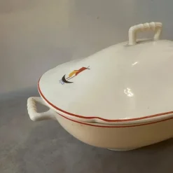 Pamono Art Deco Ceramic Soup Tureen by Gio Ponti for S.C. Richard, 1935s><noscript><img width=