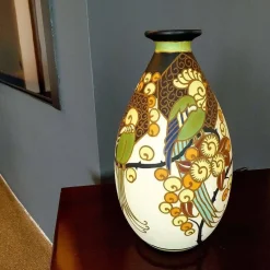 Pamono Art Deco Ceramic Vase from Boch Frères Keramis, 1926><noscript><img width=