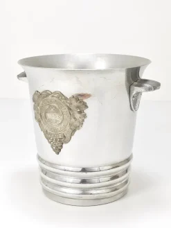 Pamono Art Deco Champagne Ice Bucket from Heidsieck & Co, 1940s><noscript><img width=