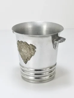 Pamono Art Deco Champagne Ice Bucket from Heidsieck & Co, 1940s><noscript><img width=