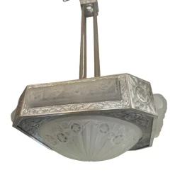 Pamono Art Deco Chandelier by Degué, 1930> Ceiling Lights