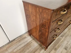 Pamono Art Deco Chest of Drawers in Walnut Burl, 1940><noscript><img width=
