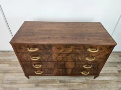 Pamono Art Deco Chest of Drawers in Walnut Burl, 1940><noscript><img width=