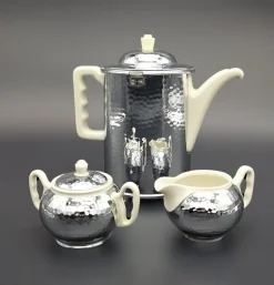 Pamono Art Deco Coffee Service from Thermisol, 1930s, Set of 3