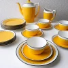 Pamono Art Deco Coffee Service in Porcelain from Suisse Langenthal, Switzerland, 1930s, Set of 22> Coffee & Tea Service