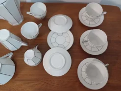 Hot Pamono Art Deco Coffee Service, 1930s, Set of 9