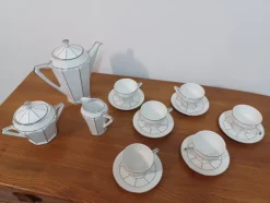 Hot Pamono Art Deco Coffee Service, 1930s, Set of 9