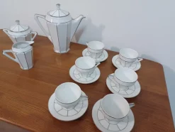 Hot Pamono Art Deco Coffee Service, 1930s, Set of 9