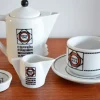 Pamono Art Deco Coffee Set by Edurad Scotland & Otto Haupt for Tettau, 1940s, Set of 5> Coffee & Tea Service