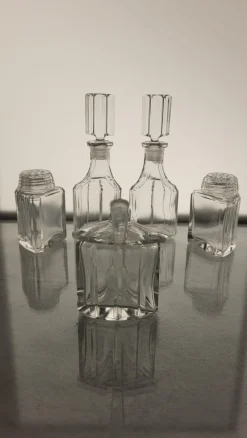 Pamono Art Deco Condiment Server, Set of 6