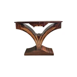 Outlet Pamono Art Deco Console Table in Walnut, 1980s
