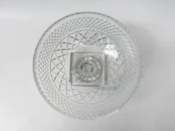 Pamono Art Deco Crystal Glass Fruit Bowl with Feet