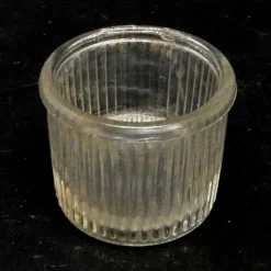 New Pamono Art Deco Crystal Salt Holders, Poland, 1950s, Set of 3