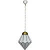Pamono Art Deco Cubist Pendant, 1930s> Ceiling Lights