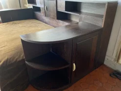 Pamono Art Deco Daybed in Palm Wood, 1930s><noscript><img width=