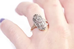 Clearance Pamono Art Deco Diamond Ring