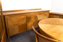 Hot Pamono Art Deco Dining Table and Chairs by Bruno Poul for Veb Werkstätten, 1935s, Set of 10