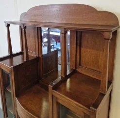 Hot Pamono Art Deco Display Cabinet in Oak