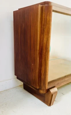 Sale Pamono Art Deco Display Case in Mahogany and Veneer