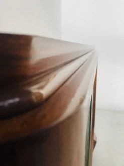 Sale Pamono Art Deco Display Case in Mahogany and Veneer