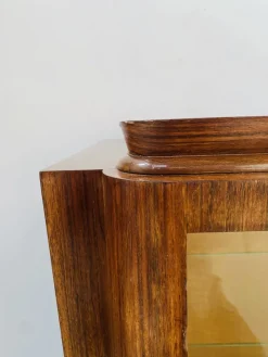Sale Pamono Art Deco Display Case in Mahogany and Veneer