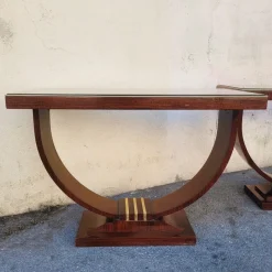 Pamono Art Deco Display Consoles, Set of 2><noscript><img width=