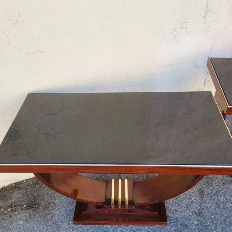 Pamono Art Deco Display Consoles, Set of 2> Console Tables