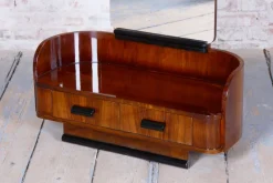 Outlet Pamono Art Deco Dressing Mirror in Walnut attributed to Halabala for Up Zavody, Czech, 1930s
