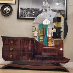 Online Pamono Art Deco Dressing Table in Mahogany, France, 1930s
