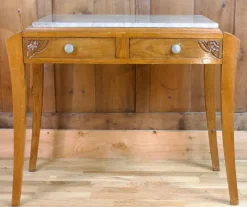 Pamono Art Deco Dressing Table with Marble Tray, 1940s> Dressing Tables