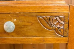 Pamono Art Deco Dressing Table with Marble Tray, 1940s><noscript><img width=