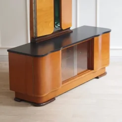 Pamono Art Deco Dressing Table with Mirror, 1940s><noscript><img width=