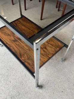 New Pamono Art Deco Drinks Trolley by Howard Miller, 1970s