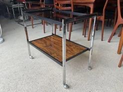 New Pamono Art Deco Drinks Trolley by Howard Miller, 1970s