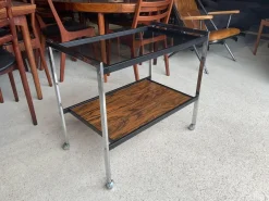 New Pamono Art Deco Drinks Trolley by Howard Miller, 1970s