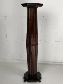 Pamono Art Deco Dutch Amsterdam School Pedestal, 1920s