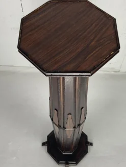 Pamono Art Deco Dutch Amsterdam School Pedestal, 1920s