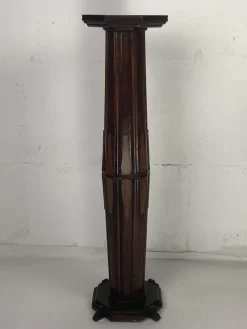 Pamono Art Deco Dutch Amsterdam School Pedestal, 1920s