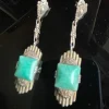 Pamono Art Deco Earrings by Theodor Fahrner, Germany, 1920s, Set of 2> Earrings