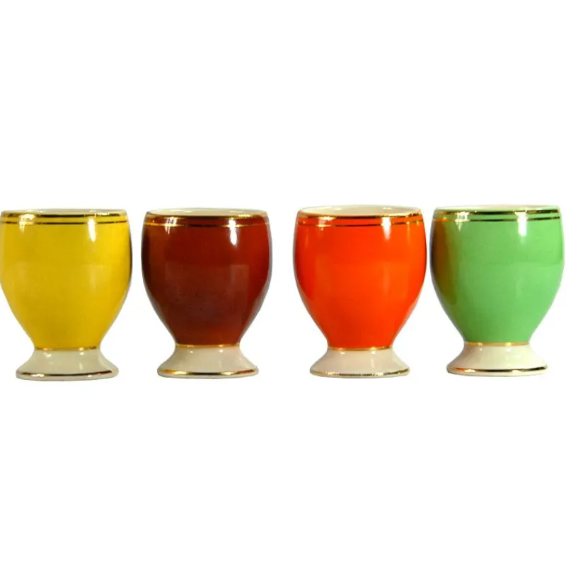 Clearance Pamono Art Deco Egg Cups from Cerom, Romania, 1930s, Set of 4